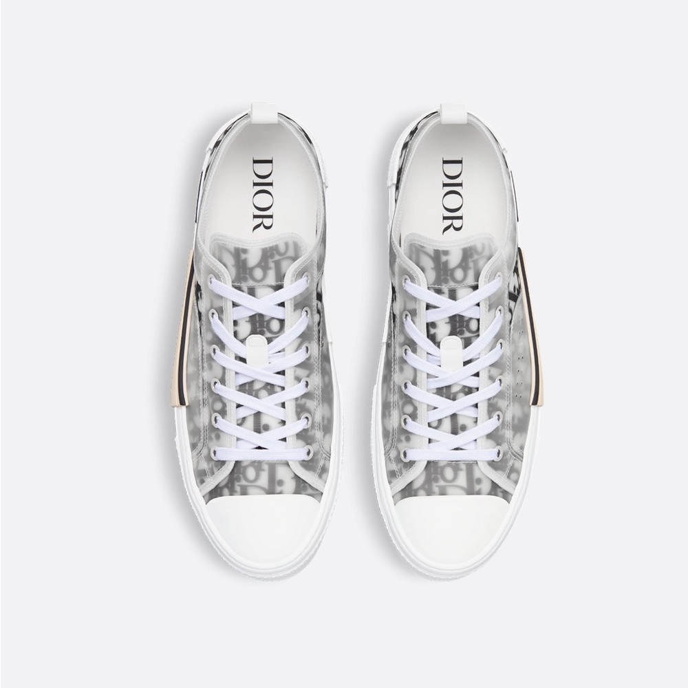 Dior Monochrome Lace-Up Sneakers